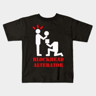 Blockhead Alternator White Kids T-Shirt